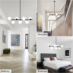 6 Lights Modern Chandeliers Ceiling Light Living Room
