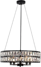 6 Lights Rustic Chandelier Ceiling Living Room Industrial