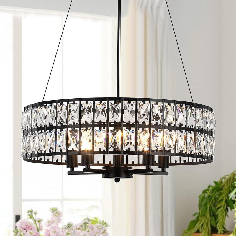 6 Lights Rustic Chandelier Ceiling Living Room Industrial