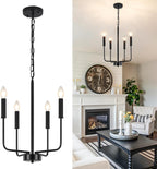 6 Lights Rustic Chandeliers Ceiling Light Living Room