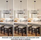 6 Lights Rustic Chandeliers Ceiling Light Living Room