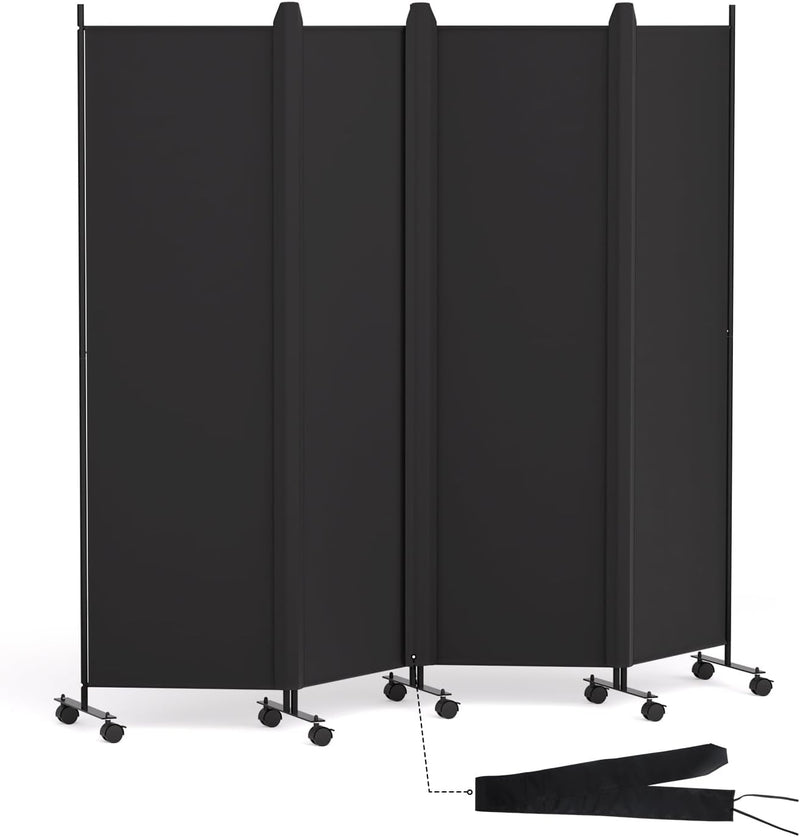 6 Panel Room Divider Folding Privacy Screen Freestanding