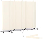 6 Panel Room Divider Folding Privacy Screen Freestanding
