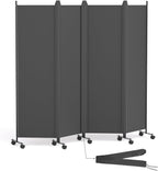 6 Panel Room Divider Folding Privacy Screen Freestanding