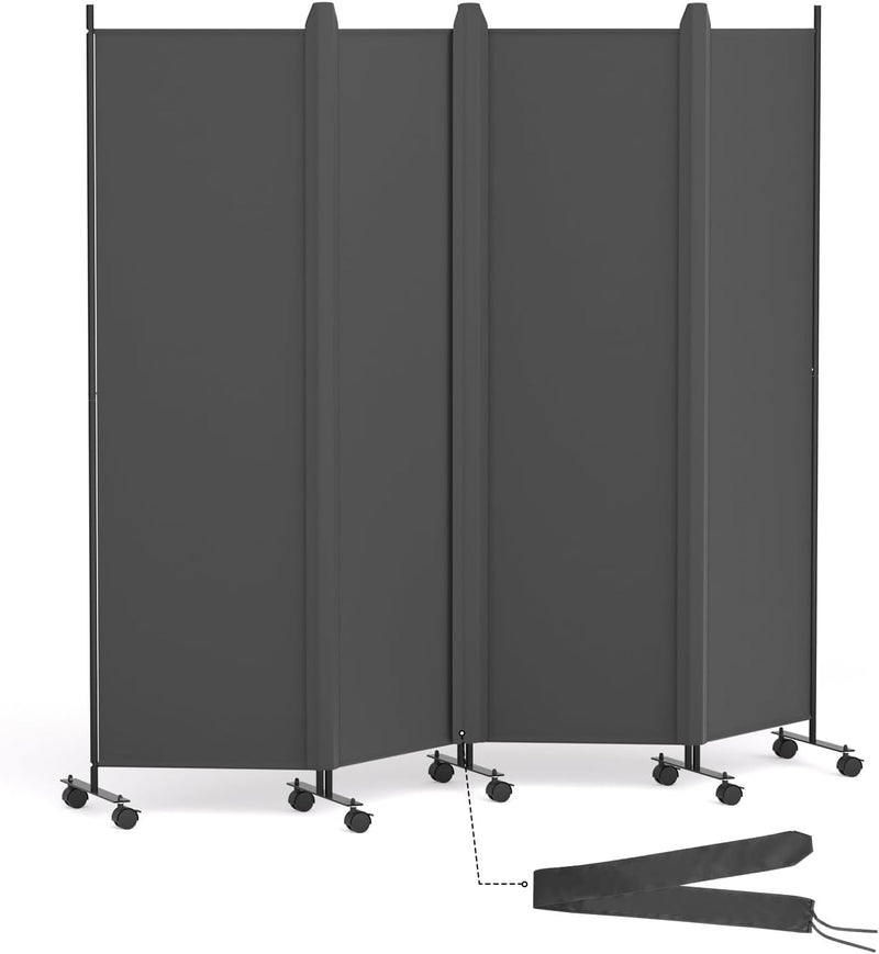 6 Panel Room Divider Folding Privacy Screen Freestanding