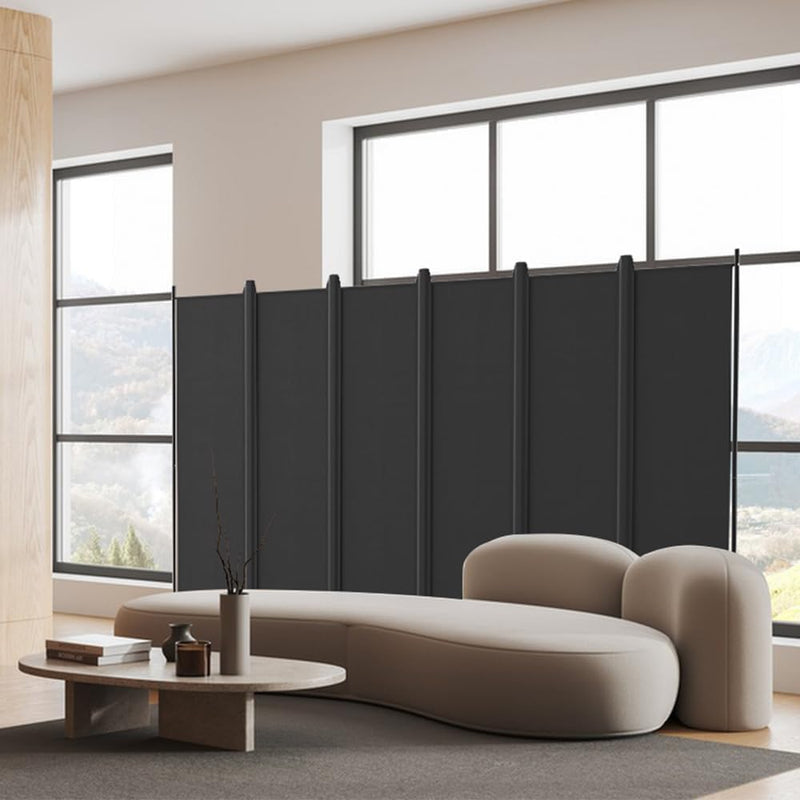6 Panel Room Divider Folding Privacy Screen Freestanding