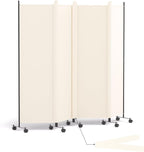 6 Panel Room Divider Folding Privacy Screen Freestanding