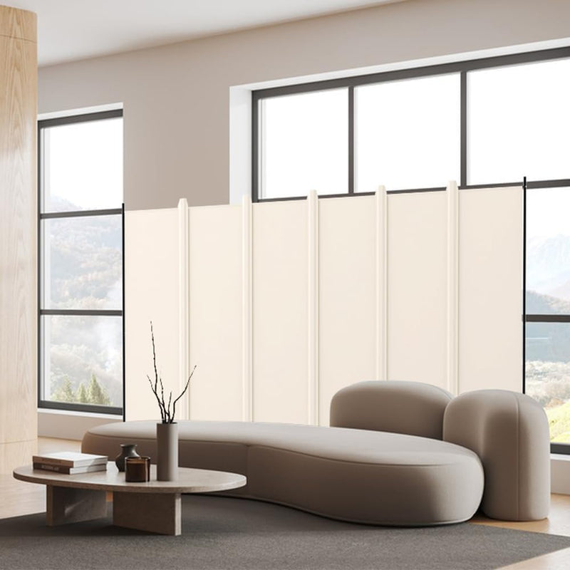 6 Panel Room Divider Folding Privacy Screen Freestanding