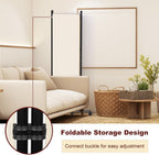 6 Panel Room Divider Folding Privacy Screen Freestanding