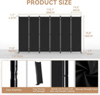 6 Panels 6FT Room Divider and Folding