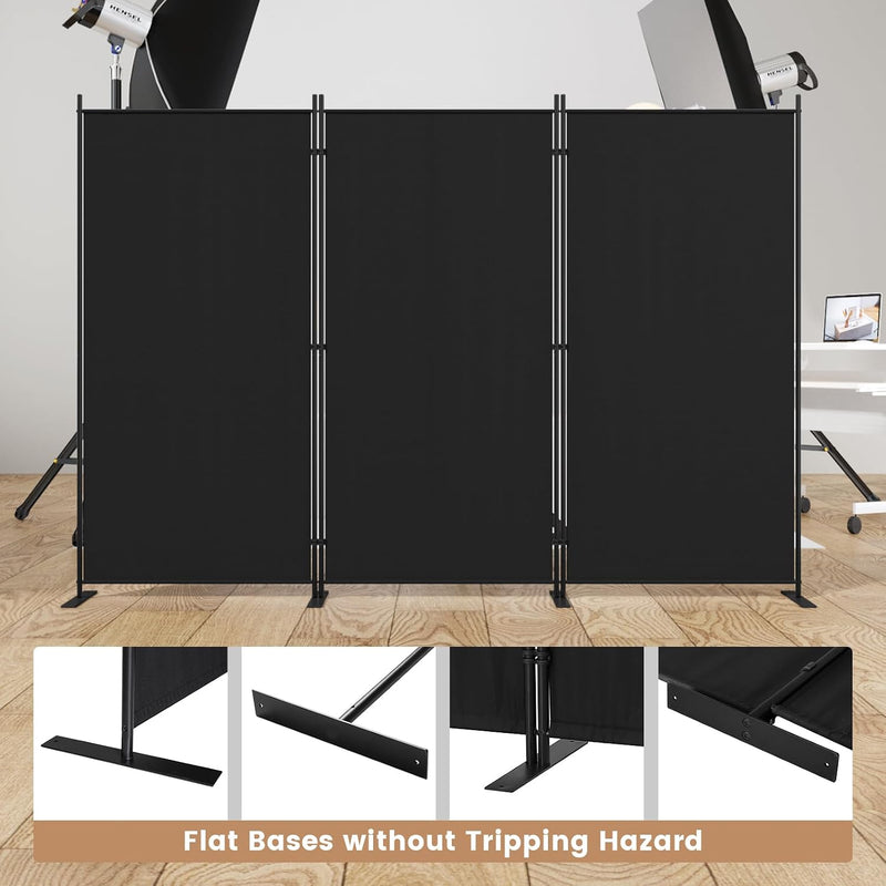 6 Panels 6FT Room Divider and Folding