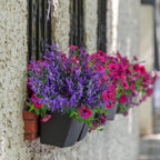 6 Pcs Artificial Lavender Flowers Decorative Plastic Plants