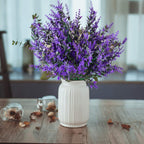 6 Pcs Artificial Lavender Flowers Decorative Plastic Plants