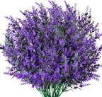 6 Pcs Artificial Lavender Flowers Decorative Plastic Plants
