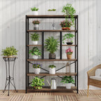 6 Tier Bookcase Modern Large Wide Book Shelf