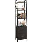 6 Tier Ladder Bookshelf Height 170CM Bookcase