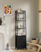 6 Tier Ladder Bookshelf Height 170CM Bookcase
