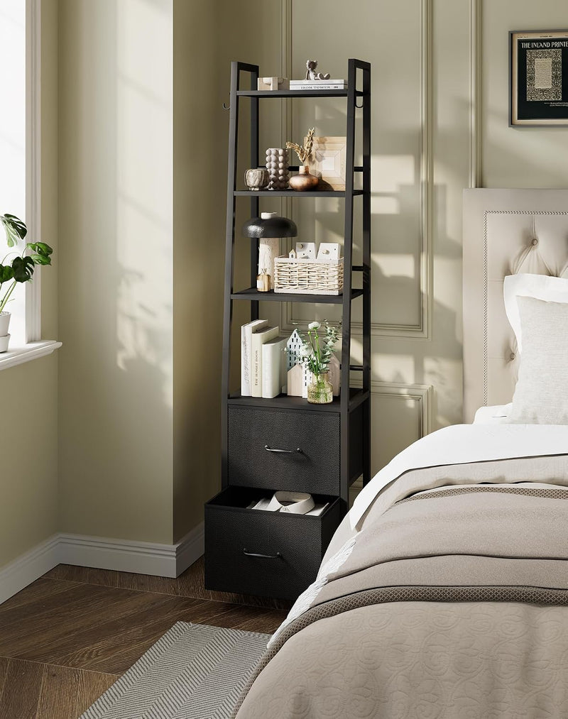 6 Tier Ladder Bookshelf Height 170CM Bookcase