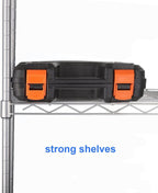 6-Tier Metal Shelving Unit Wire Kitchen Storage
