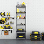 6-Tier Metal Shelving Unit Wire Kitchen Storage Units
