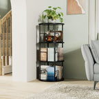 6 Tier Rotating Bookshelf 360° Corner