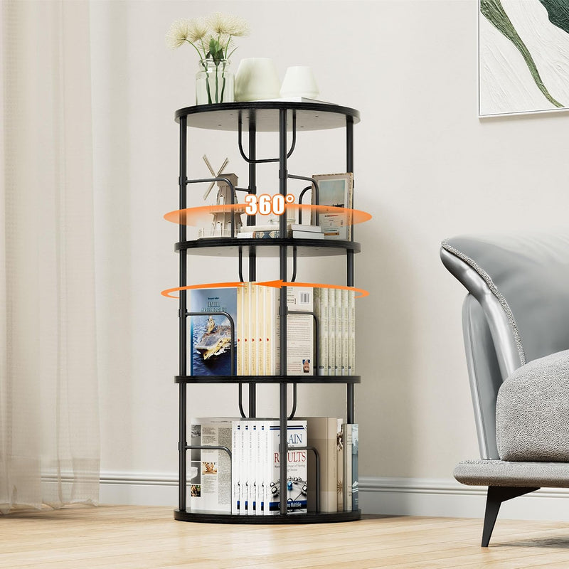 6 Tier Rotating Bookshelf 360° Corner