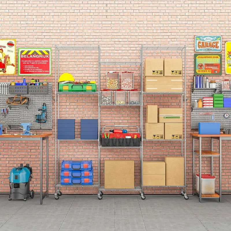 6-Tier Wire Shelving Unit