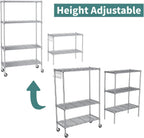 6-Tier Wire Shelving Unit