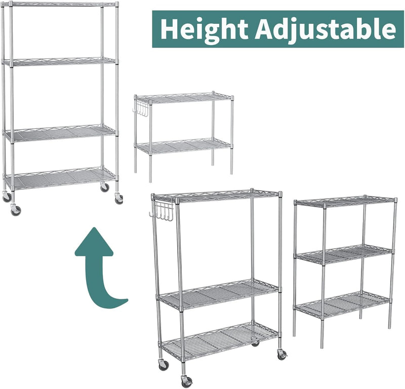 6-Tier Wire Shelving Unit