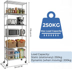 6-Tier Wire Shelving Unit