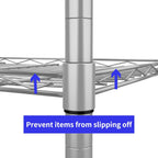 6-Tier Wire Shelving Unit Free Standing Shelf Storage