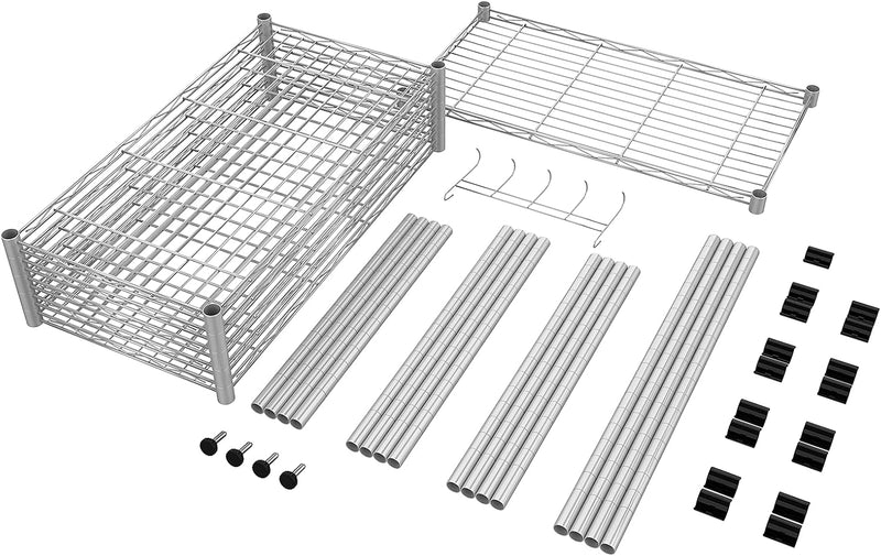 6-Tier Wire Shelving Unit Free Standing Shelf Storage