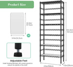 6-Tier Wire Shelving Unit Metal Units