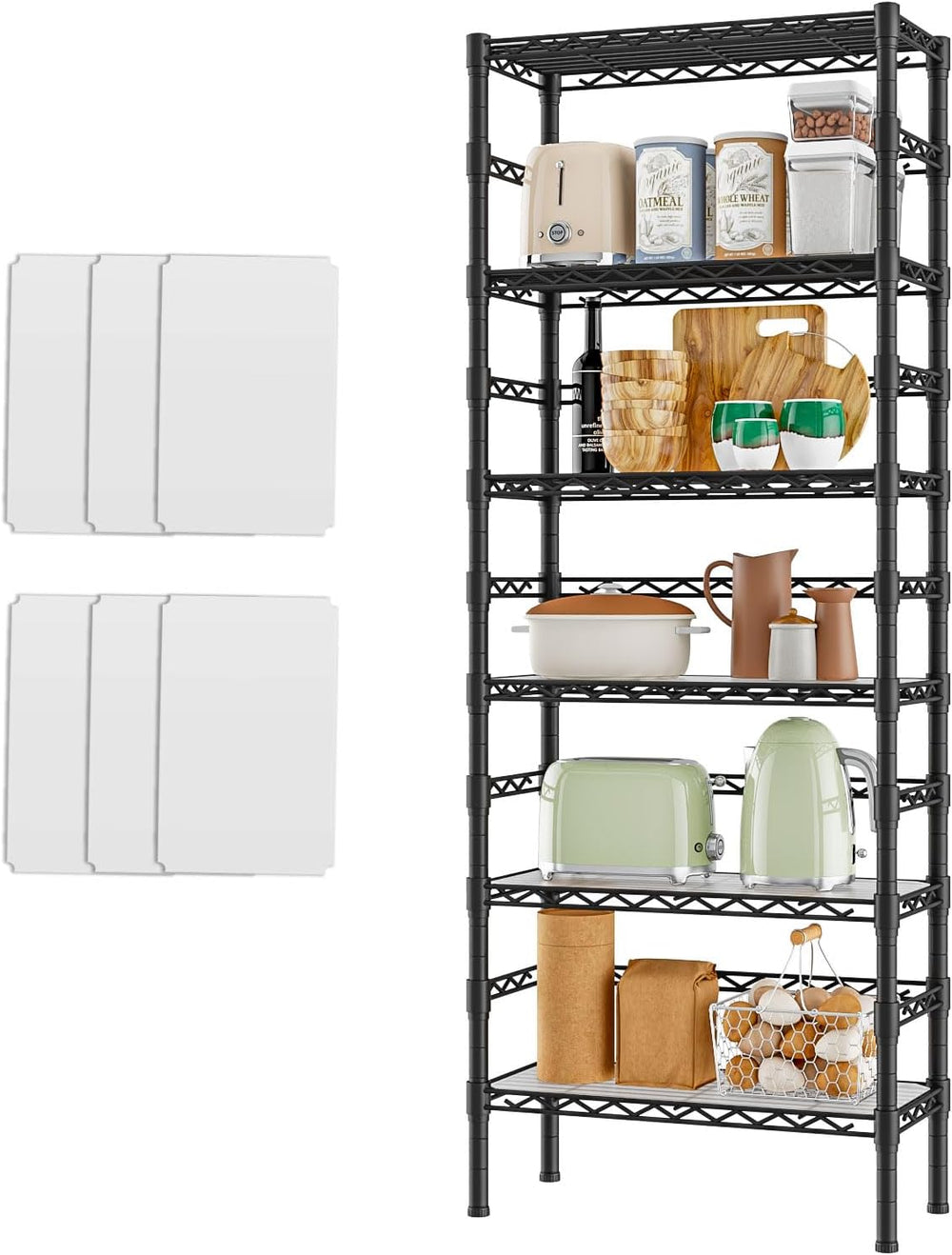 6-Tier Wire Shelving Unit Metal Units