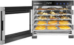 6-Tray Stainless Steel Food Dehydrator By Hendi Touch
