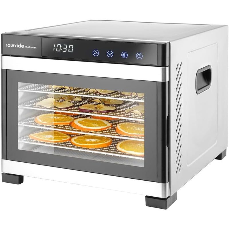 6-Tray Stainless Steel Food Dehydrator By Hendi Touch