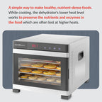 6-Tray Stainless Steel Food Dehydrator By Hendi Touch