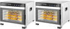 6-Tray Stainless Steel Food Dehydrator By Hendi Touch