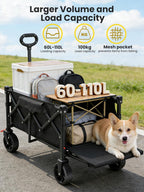 60-120L Festival Trolley on Wheels