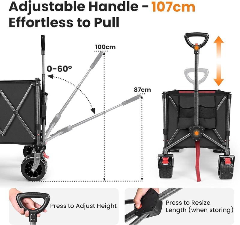 60-120L Festival Trolley on Wheels