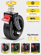 60-120L Festival Trolley on Wheels