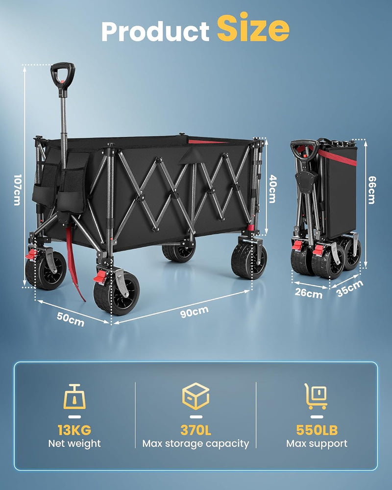 60-120L Festival Trolley on Wheels
