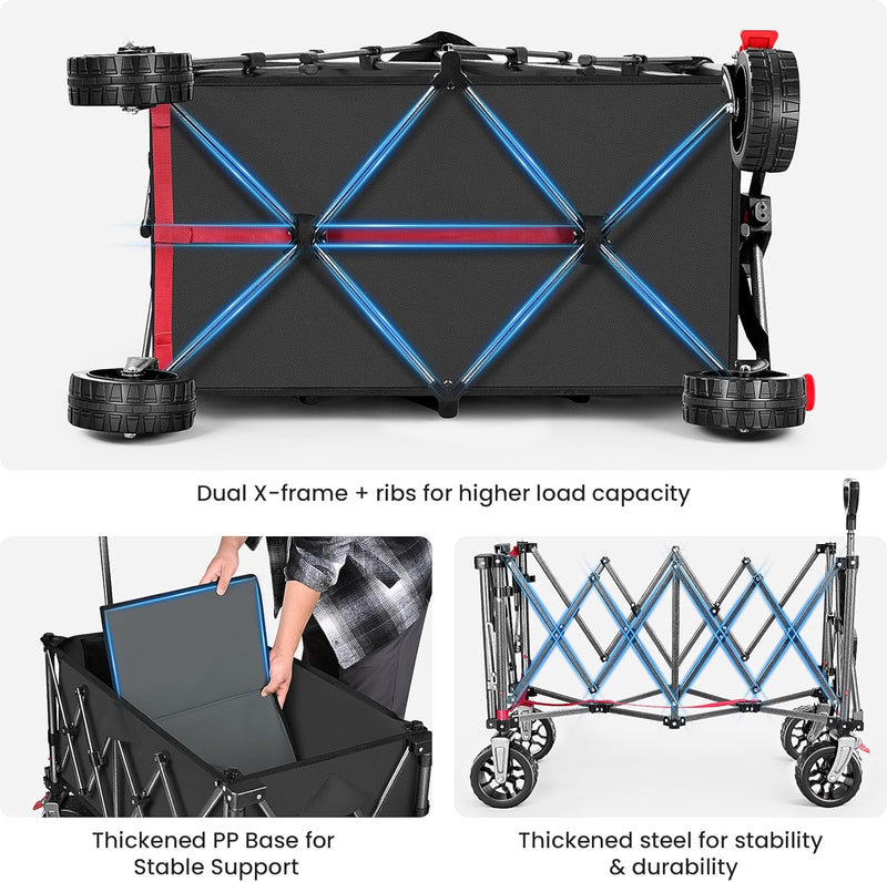 60-120L Festival Trolley on Wheels