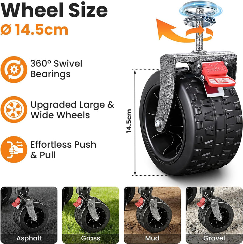60-120L Festival Trolley on Wheels