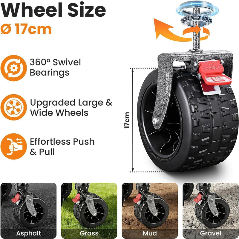 60-120L Festival Trolley on Wheels