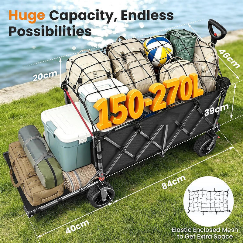 60-120L Festival Trolley on Wheels