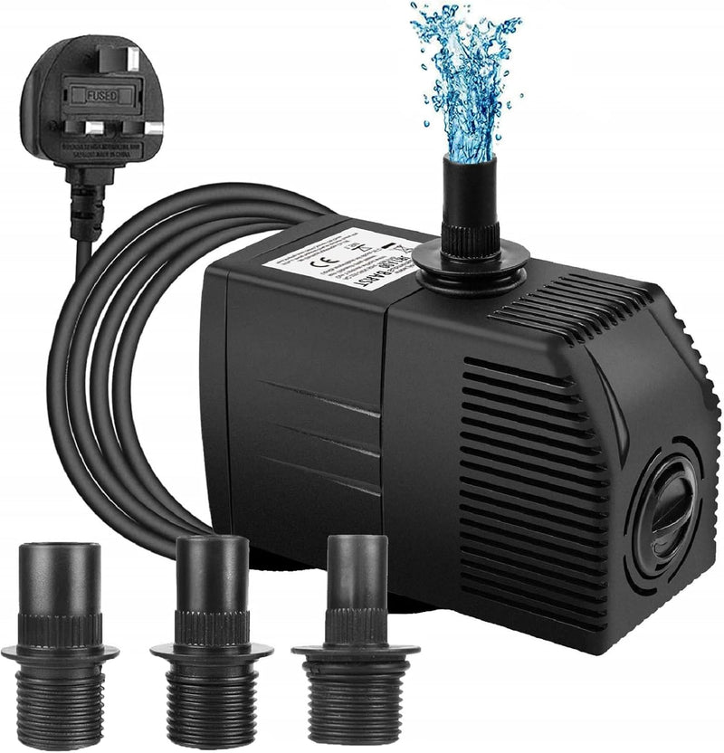 600L H Submersible Water Pump with Filter 1.83m