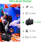 600L H Submersible Water Pump with Filter 1.83m