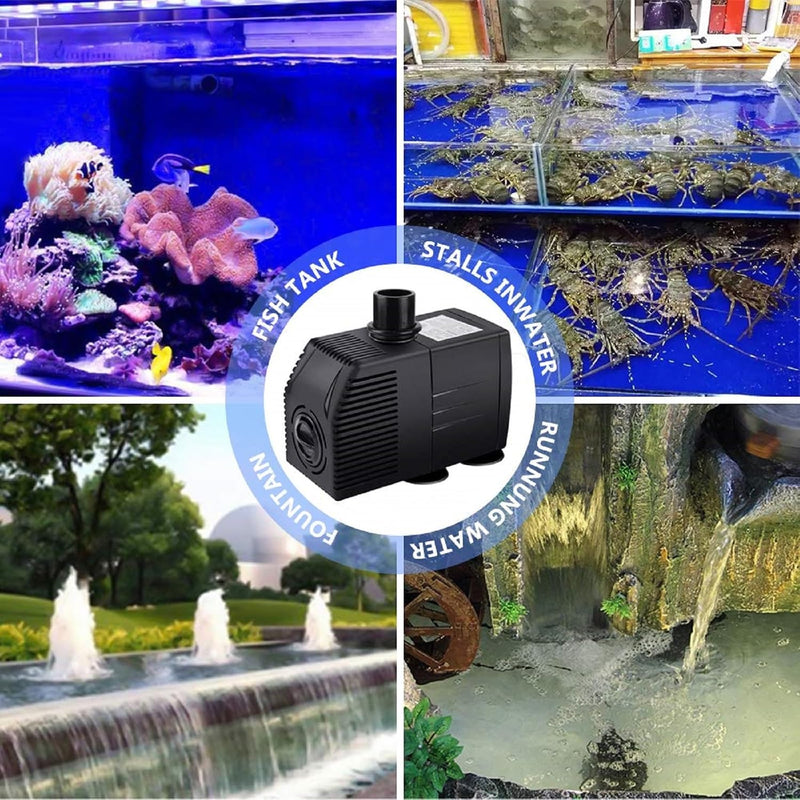 600L H Submersible Water Pump with Filter 1.83m