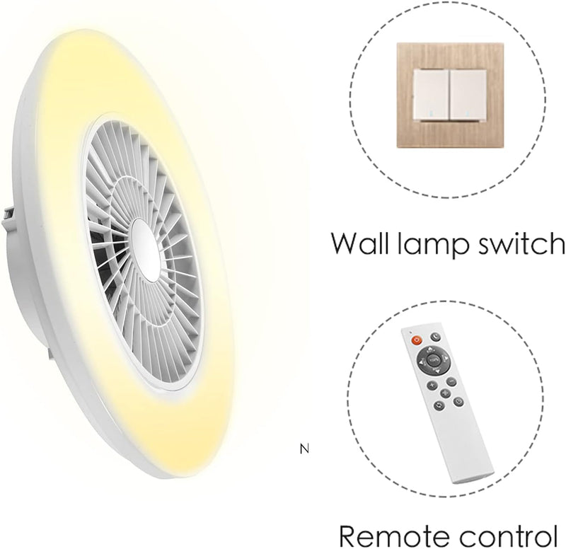 60CM LED Ceiling Light with Fan Lights 24
